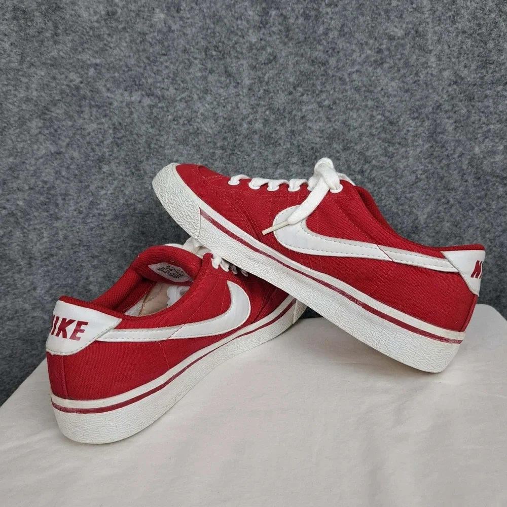 VTG 2002 Nike All Court Low Womens‎ Girls Size 7.5 Red Canvas Classic Y2K Shoes